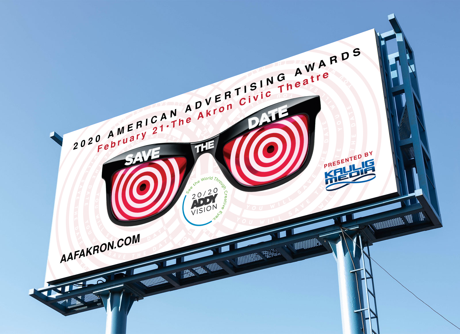 Addy Vision 2020 Save the Date Billboard