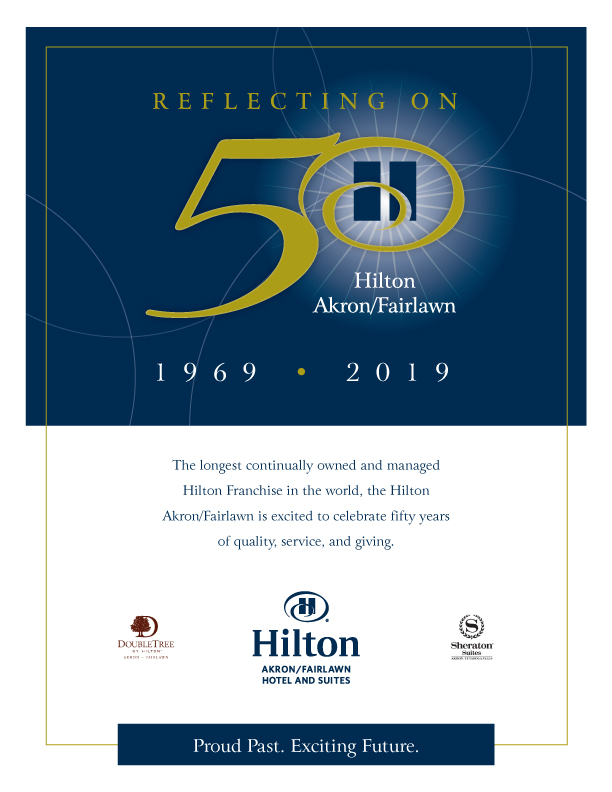 Hilton 50th Anniversary Ad